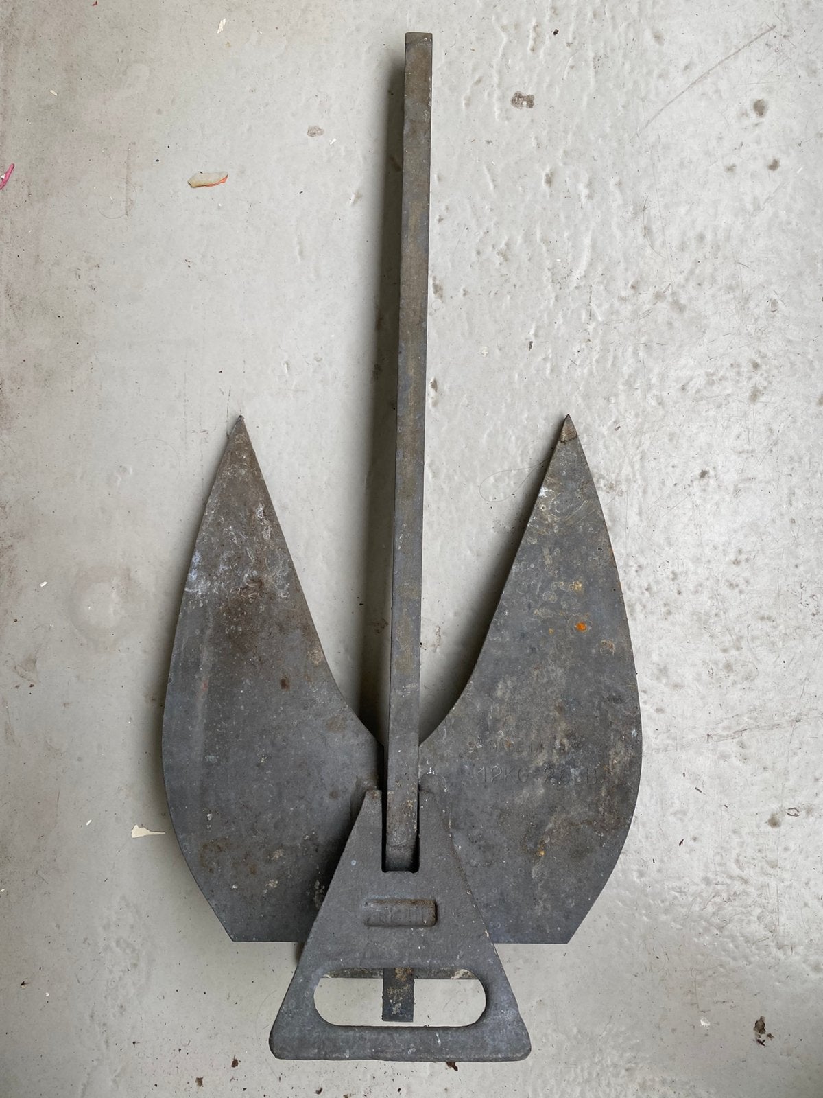 Fob HP anker 12 kg, Ophalen, Zo goed als nieuw, Ankeren en Afmeren, Zeilboot of Motorboot