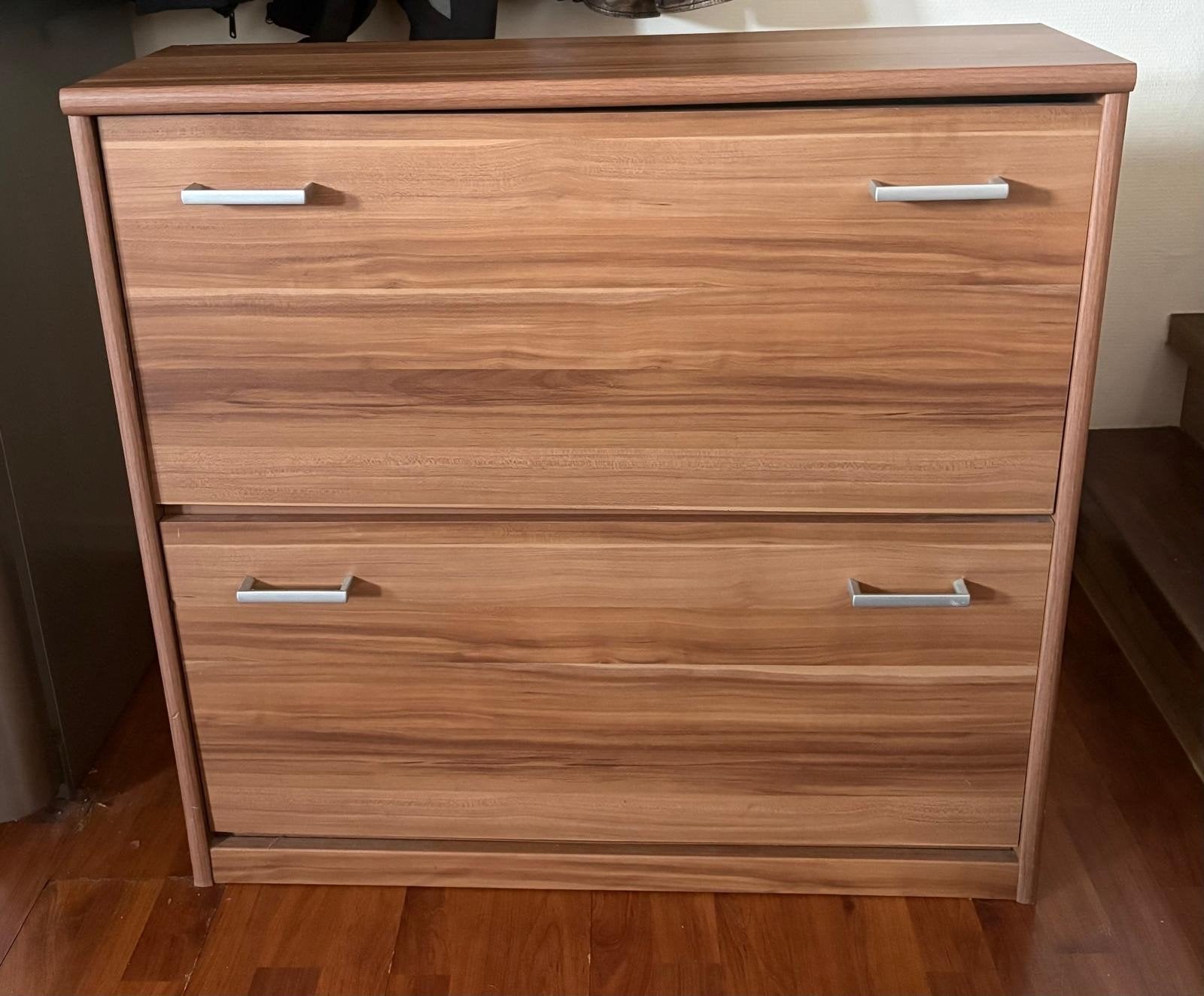 Ikea schoenenkast met 2 kleppen - Hout, Huis en Inrichting, Kasten | Schoenenkasten, Ophalen, Gebruikt, Modern, Hout