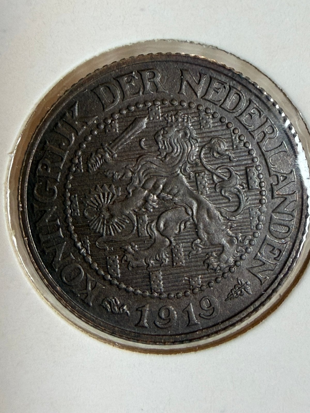 2 1/2 cent 1919 Wilhelmina, Ophalen of Verzenden, Koningin Wilhelmina, 1 cent, Losse munt