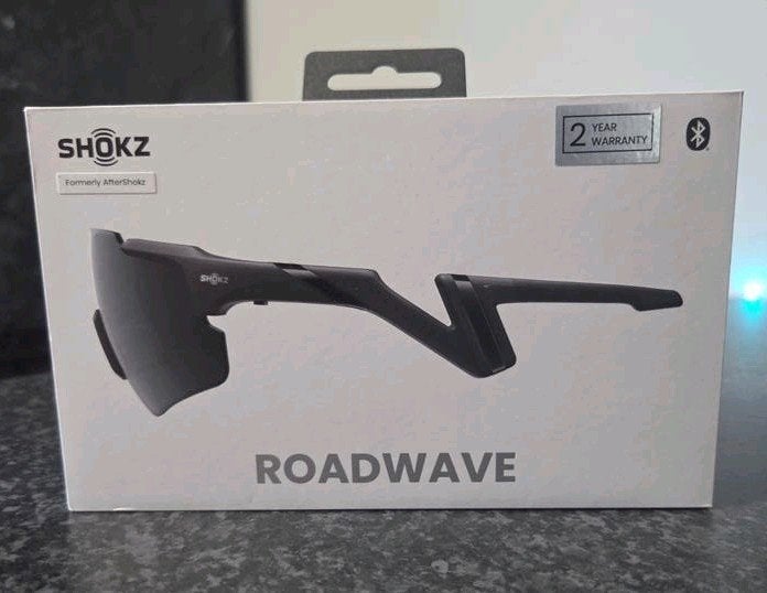 Shokz Roadwave Sport Audio Zonnebril met Bluetooth, Overige merken, Verzenden, Bone conduction, Zo goed als nieuw