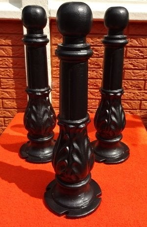 Gietijzeren paal, palen voor de weg, Tuin en Terras, Ophalen of Verzenden, Nieuw, Minder dan 180 cm, Palen