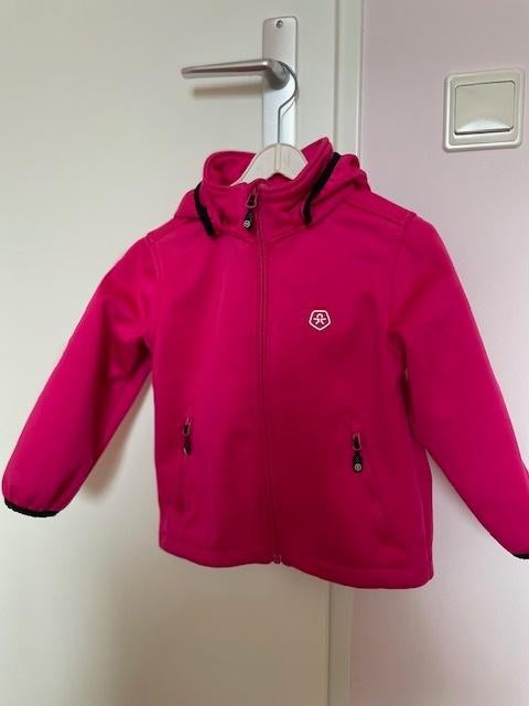 Roze softshell jas maat 98, Kinderen en Baby's, Kinderkleding | Maat 98, Ophalen of Verzenden, Zo goed als nieuw, Meisje, Jas