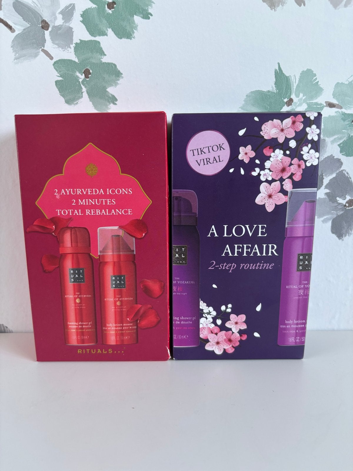 Rituals Mini Sets: Ayurveda & Yozakura Douche & Body Mousse, Ophalen of Verzenden, Nieuw, Bad & Douche