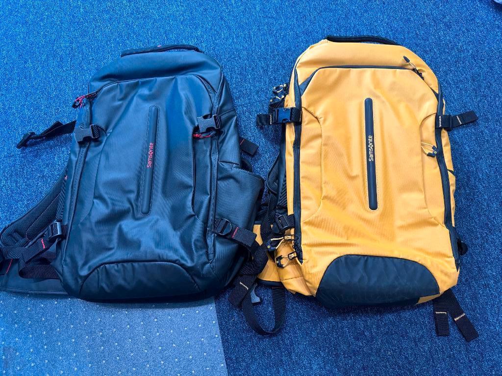 Samen reizen? 2 x Samsonite Ecodiver Travel Backpack M 55L, Overige merken, 25 tot 40 cm, Nieuw, Ophalen of Verzenden