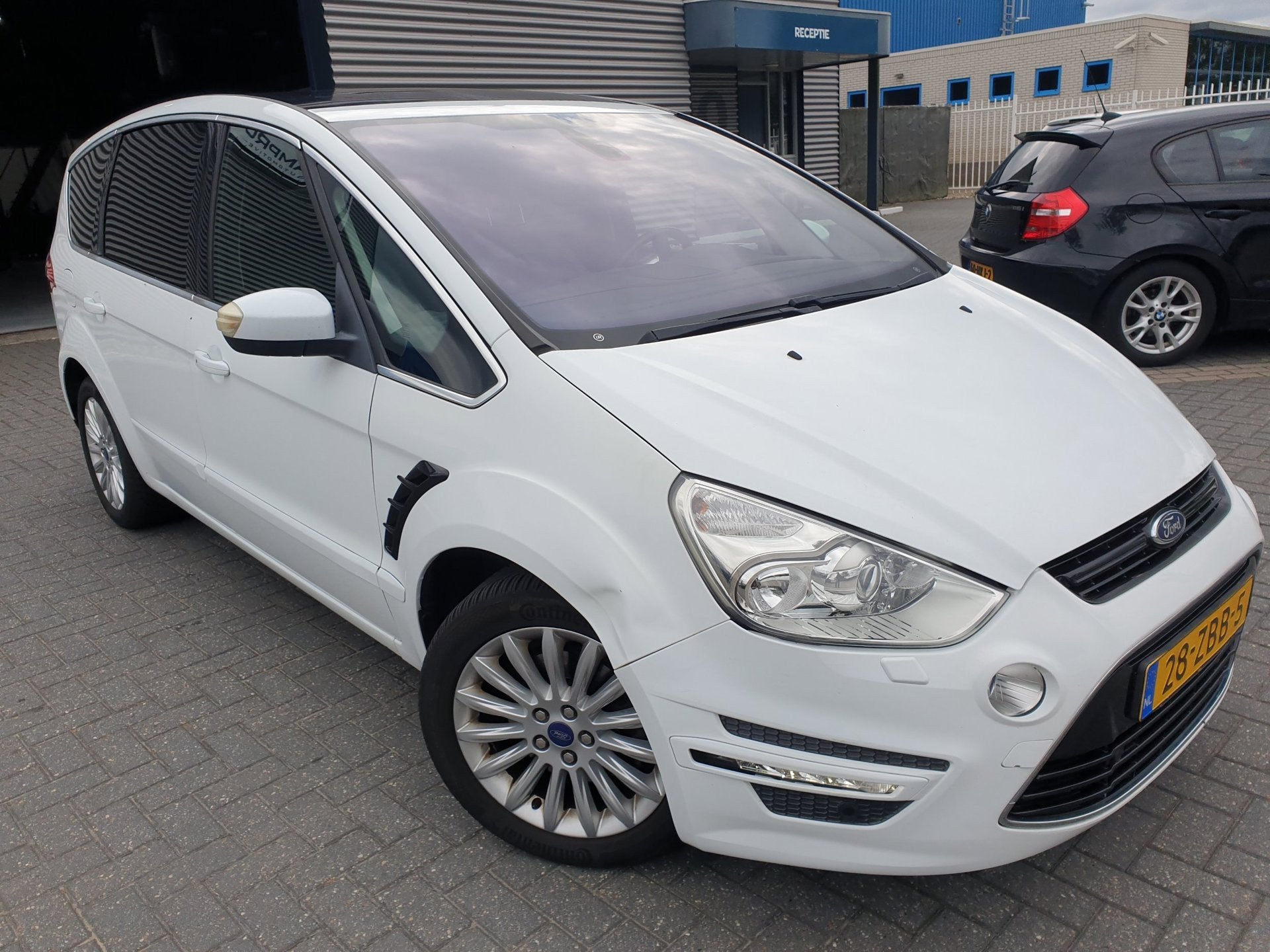 Ford S-Max 1.6 EcoBoost Titanium 5 per, Auto's, Ford, Voorwielaandrijving, Gebruikt, 4 cilinders, Wit