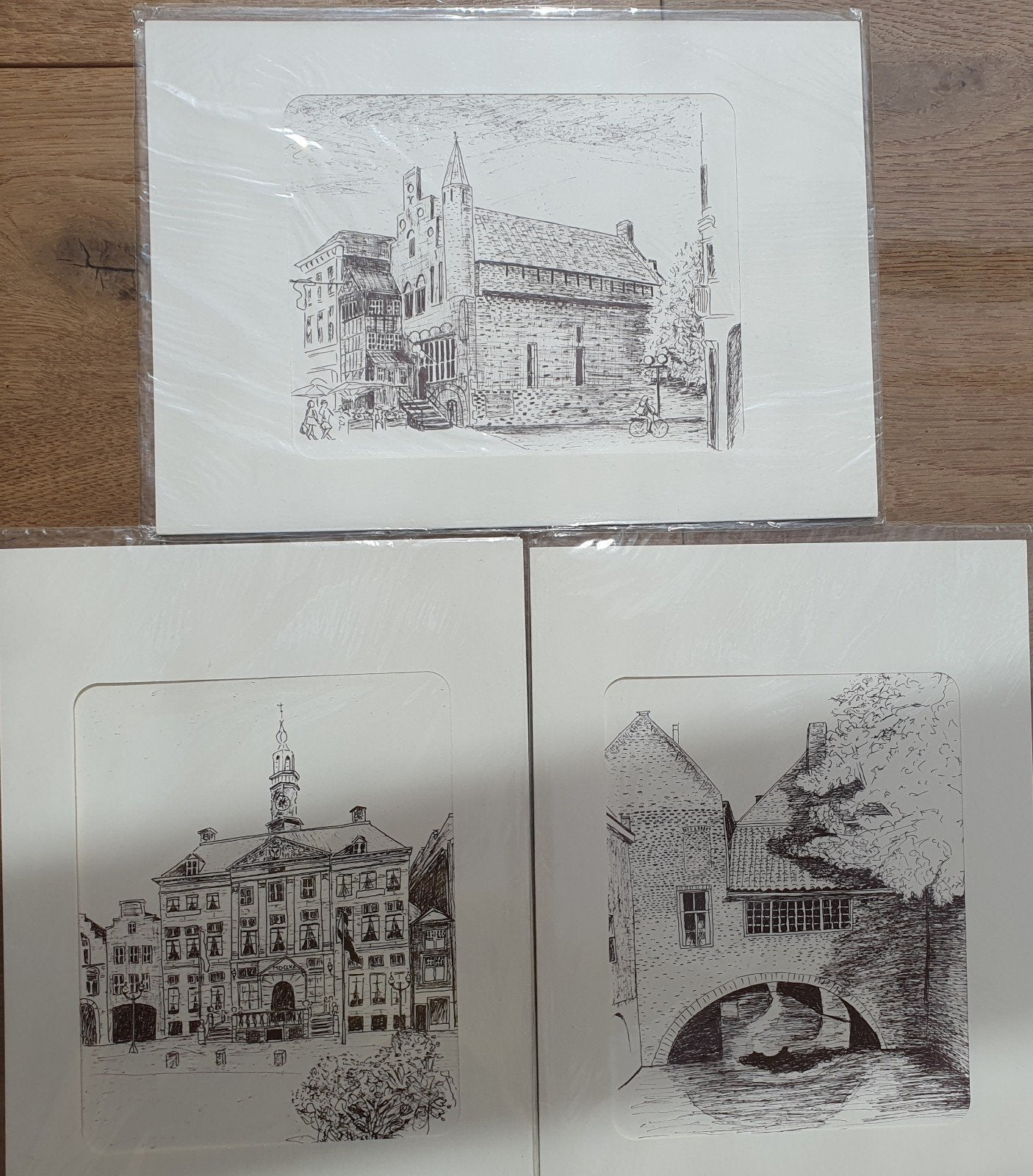 Pentekening gemaakt door Riet Lieferink, Ophalen of Verzenden, Pentekening