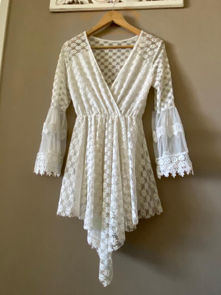 NIEUW IBIZA dames zomer strand broek/jurkje maat 36, Ophalen of Verzenden, Nieuw, Maat 36 (S), Beige