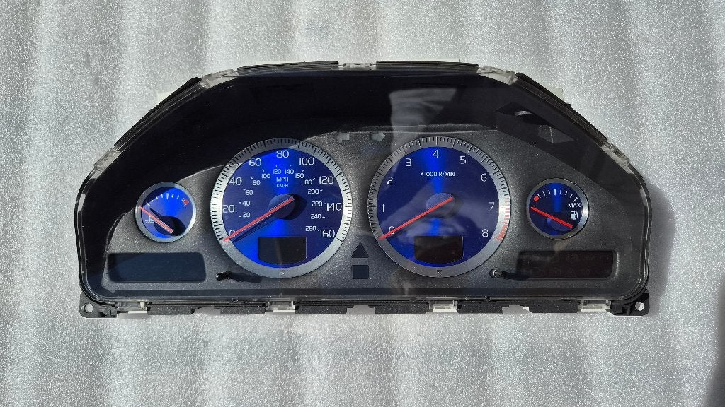 Volvo V70 R tellerklok MPH / KMH instrumentenpaneel, Auto-onderdelen, Ophalen of Verzenden, Gebruikt, Volvo