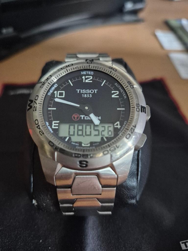 Te koop: Tissot T-Touch Titanium, Overige merken, Overige materialen, Gebruikt, Polshorloge