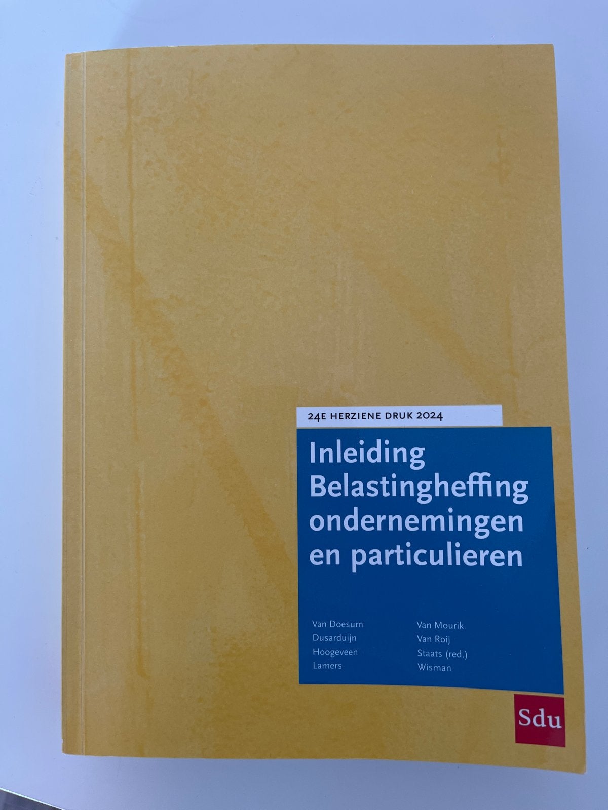 Inleiding Belastingheffing ondernemingen en particulieren, Ophalen of Verzenden, Gamma, Zo goed als nieuw, WO