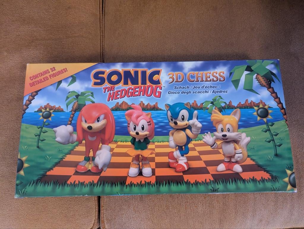Sonic the Hedgehog 3D Chess, Ophalen of Verzenden, Minder dan 500 stukjes, Nieuw, Schaken