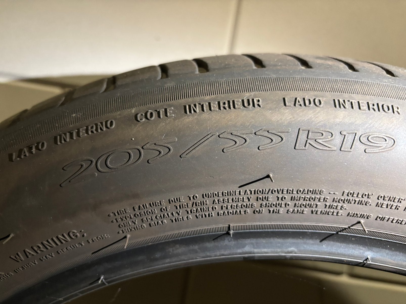 Michelin 205-55 R19, Ophalen, Zo goed als nieuw