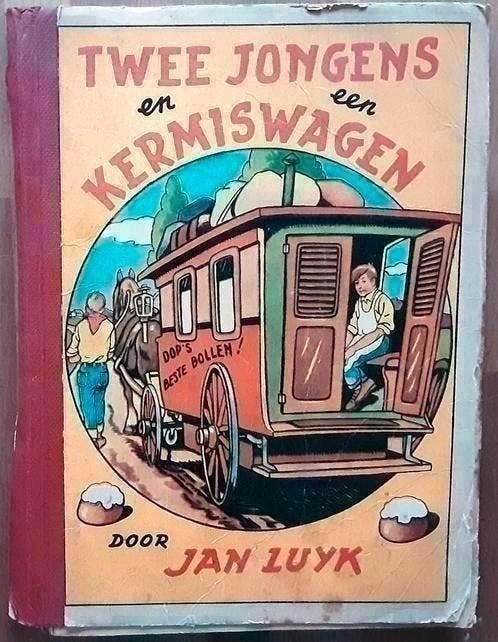 Twee jongens en een kermiswagen - Jan Luyk 1956, Ophalen of Verzenden