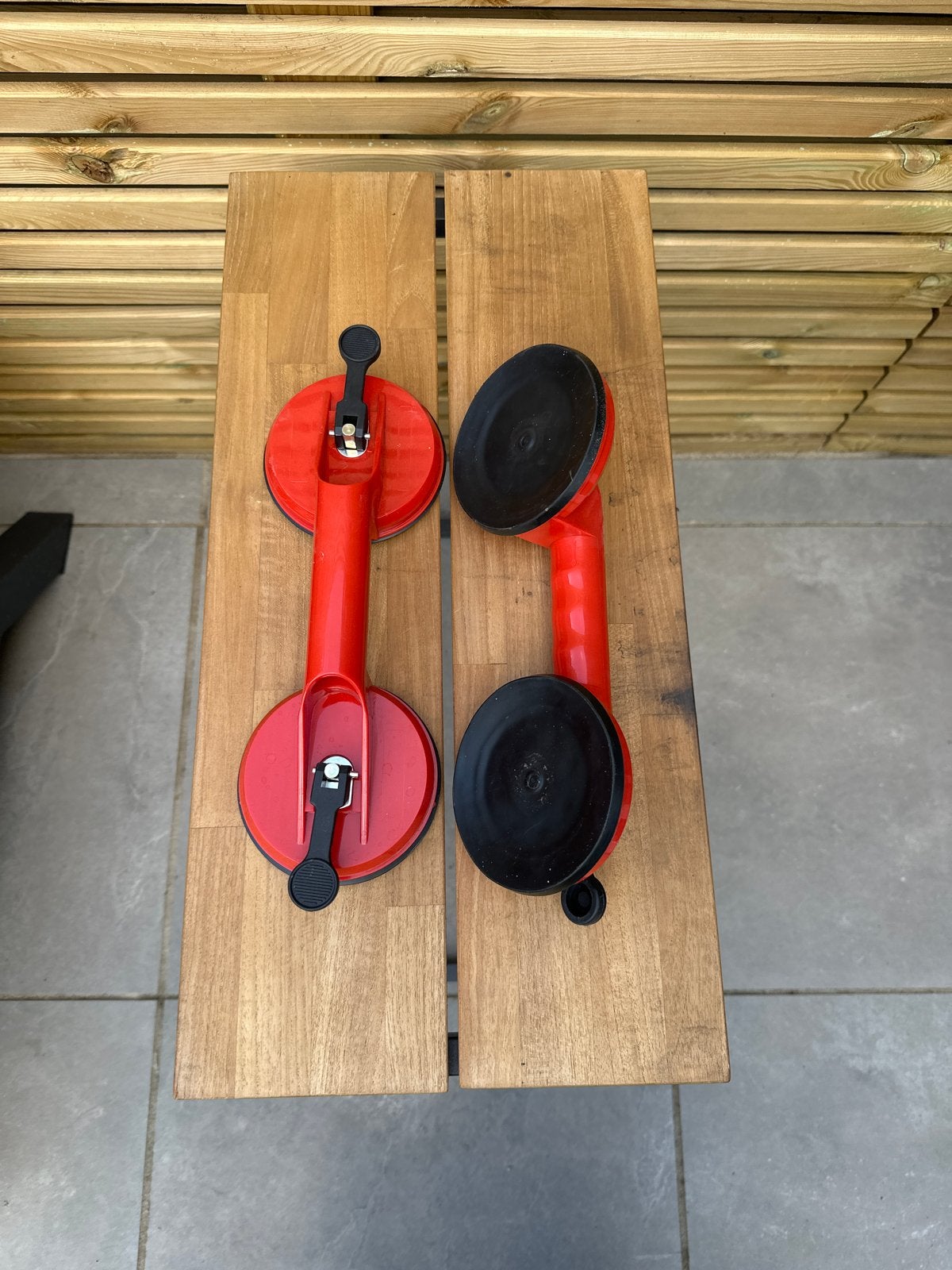 Set van 2 zuignappen voor glas of tegels, Ophalen, Zo goed als nieuw, Overige typen