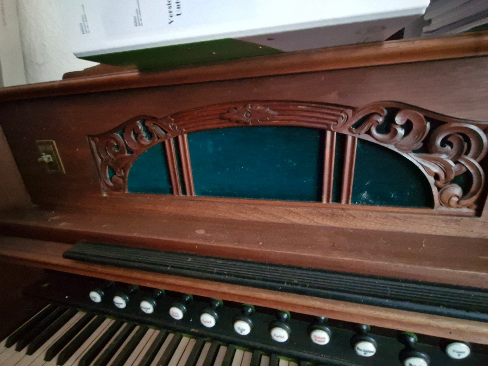 Oud Harmonium Mannborg - uit Duitsland, Ophalen, Gebruikt, 1 klavier, Harmonium
