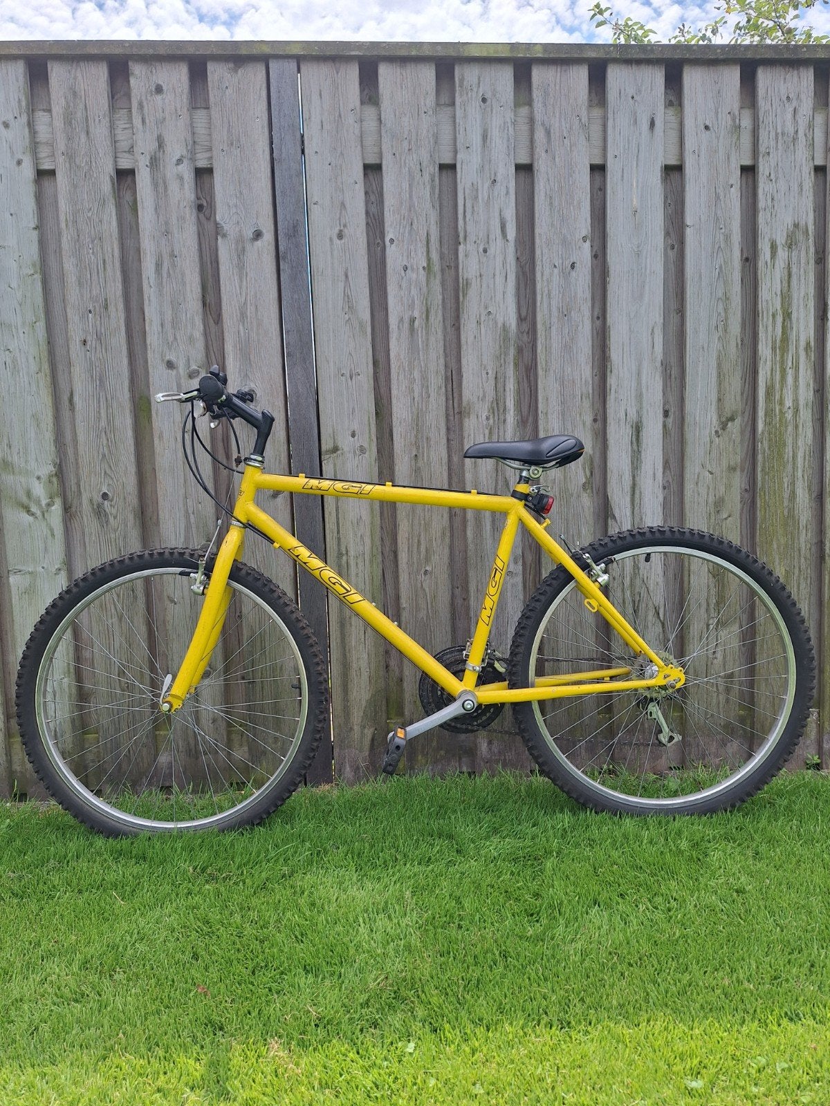 MGI gele Mountainbike met Shimano 7-speed 19 inch, Ophalen