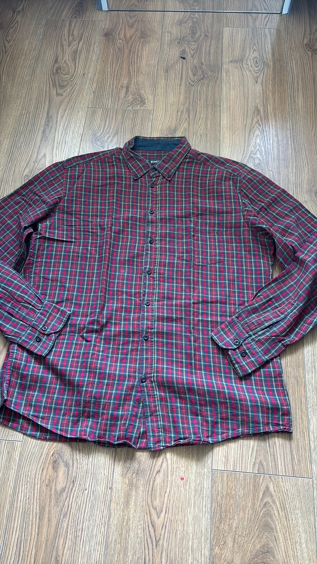 Overhemd biaginni, Kleding | Heren, Ophalen of Verzenden, Zo goed als nieuw, Blauw, Overhemd