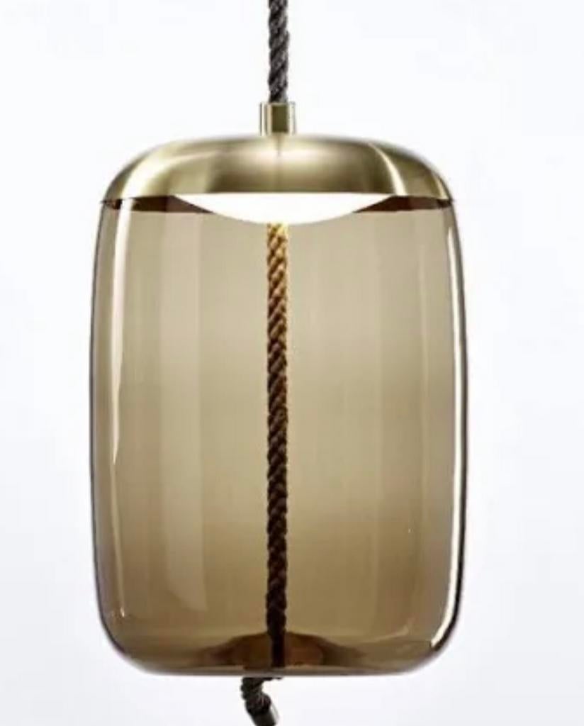 Brokis knot small cilindro NIEUW lamp, Huis en Inrichting, Lampen | Hanglampen, Ophalen of Verzenden, Zo goed als nieuw, Minder dan 50 cm
