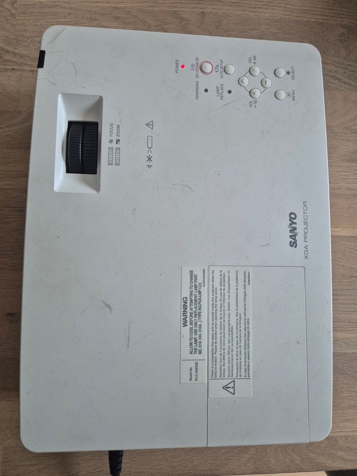 Sanyo PLC-XW250 Beamer XGA Projector met Afstandsbediening, Gebruikt, Ophalen of Verzenden, Sanyo, LCD