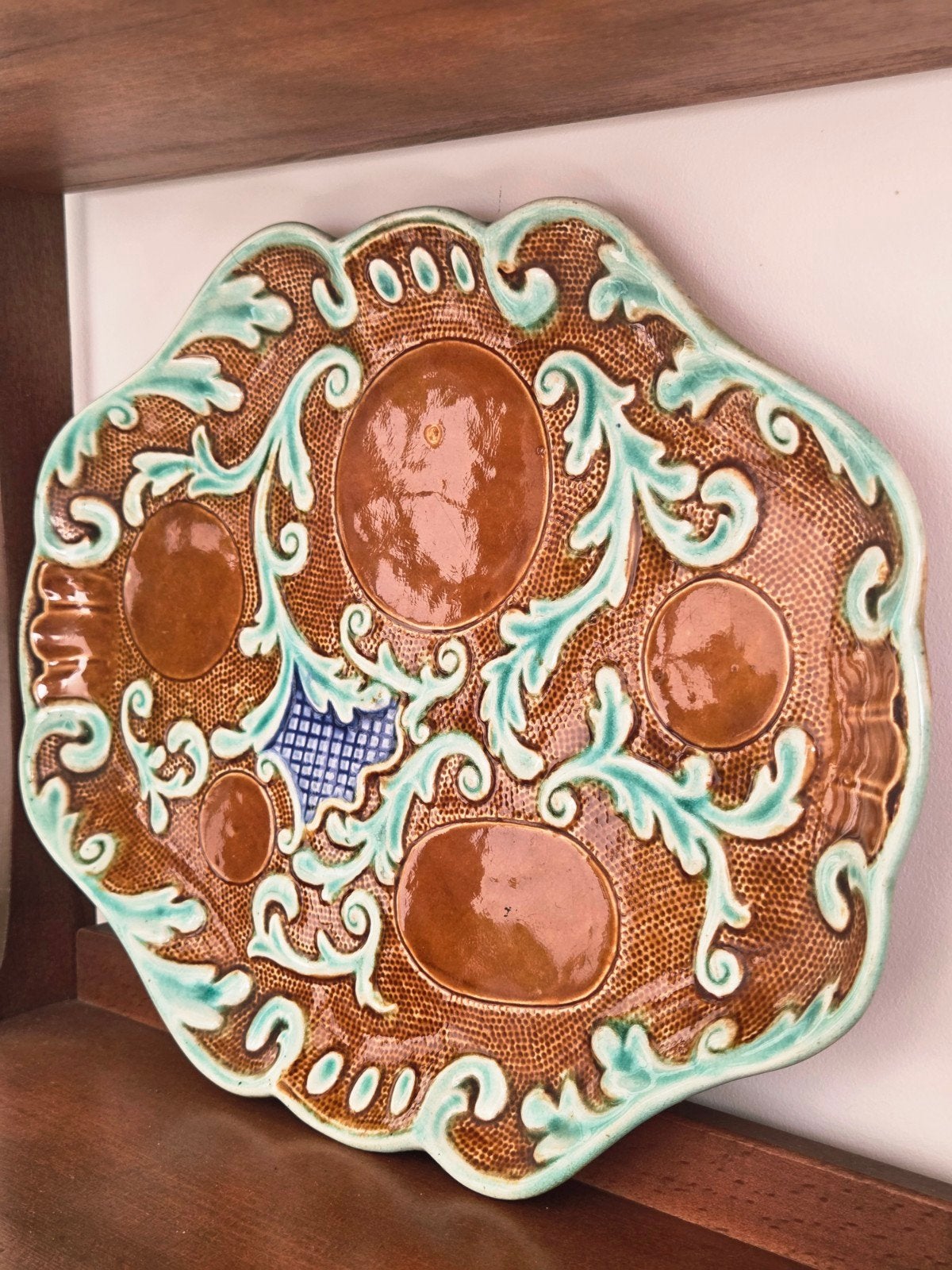 Prachtige antieke Franse Art Nouveau schaal, Ophalen of Verzenden