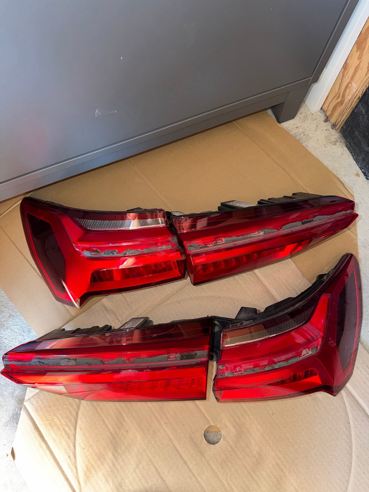 Audi A6 C8 4K Achterlichten Set (Links & Rechts), Auto-onderdelen, Verlichting, Audi, Gebruikt, Ophalen of Verzenden