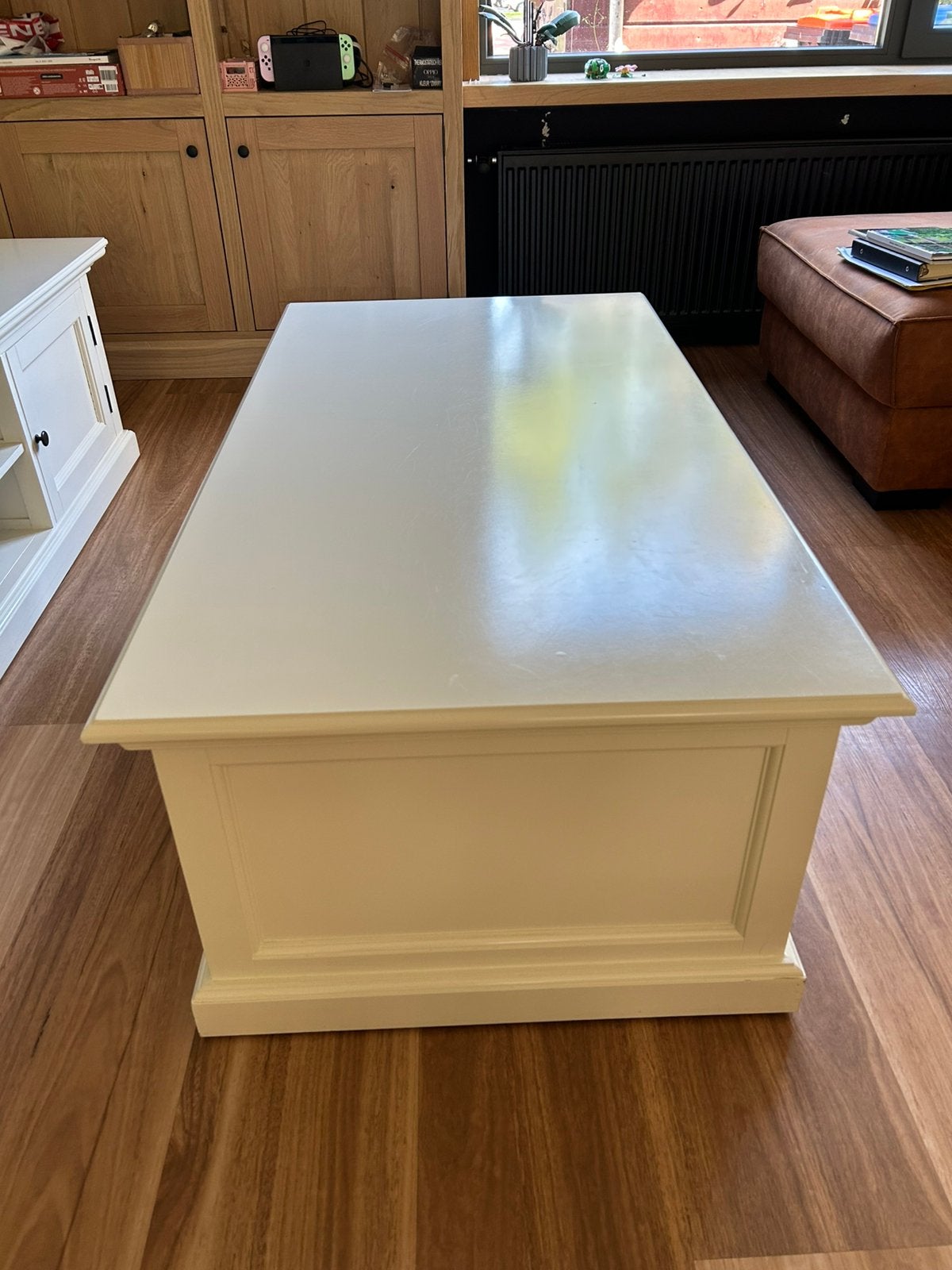 Landelijke salontafel, Huis en Inrichting, Ophalen, Gebruikt, 100 tot 150 cm, 50 tot 100 cm