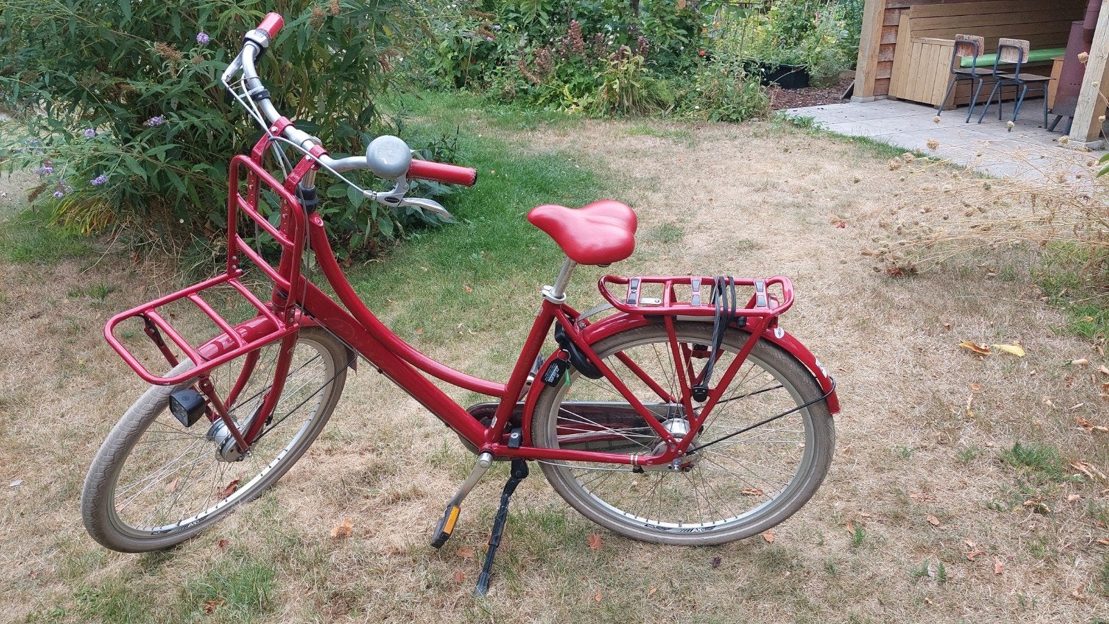 Fiets Batavus Diva rood / knalrood met 7 versnellingen, Ophalen, Gebruikt, Versnellingen, Batavus