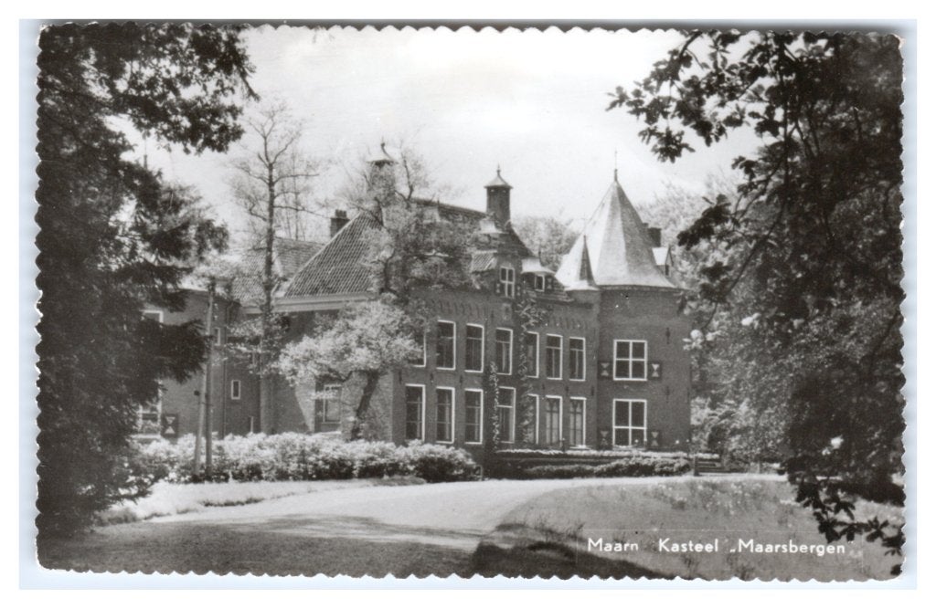 Maarn, Kasteel "Maarsbergen", Verzenden, 1960 tot 1980, Gelopen, Utrecht