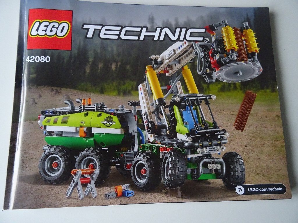 technic Lego 42080 Bosbouwmachine, Lego, Ophalen of Verzenden, Zo goed als nieuw, Technic