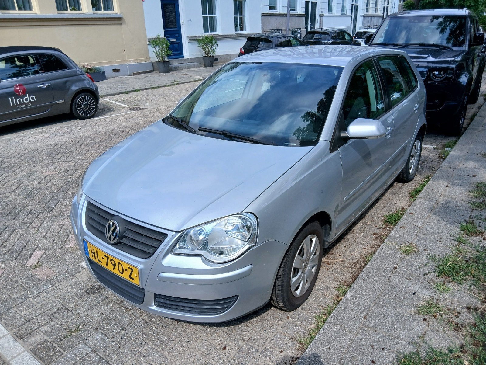 Volkswagen Polo 1.4 55KW 2005 Grijs, Auto's, Voorwielaandrijving, 15 km/l, 74 pk, Handgeschakeld