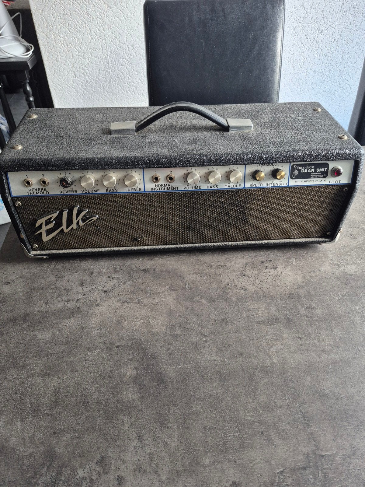 Elk Inc. ED 60 Gitaarversterker - Vintage Japanse Kwaliteit, Ophalen, Gebruikt, Gitaar, 50 tot 100 watt