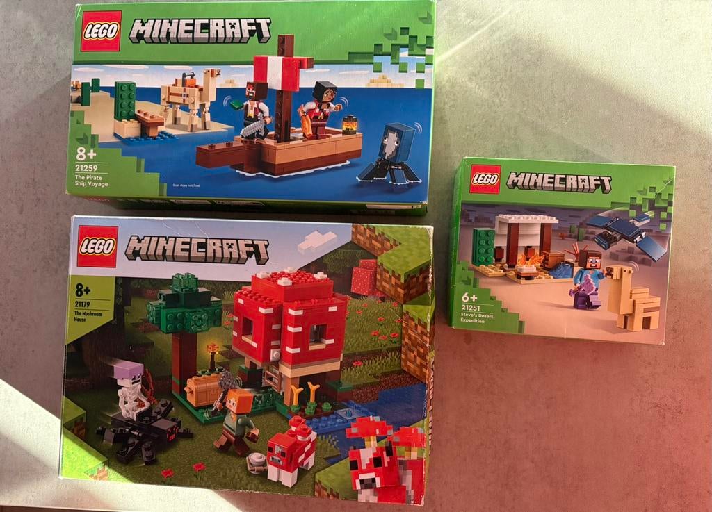 Minecraft lego, Ophalen of Verzenden, Zo goed als nieuw