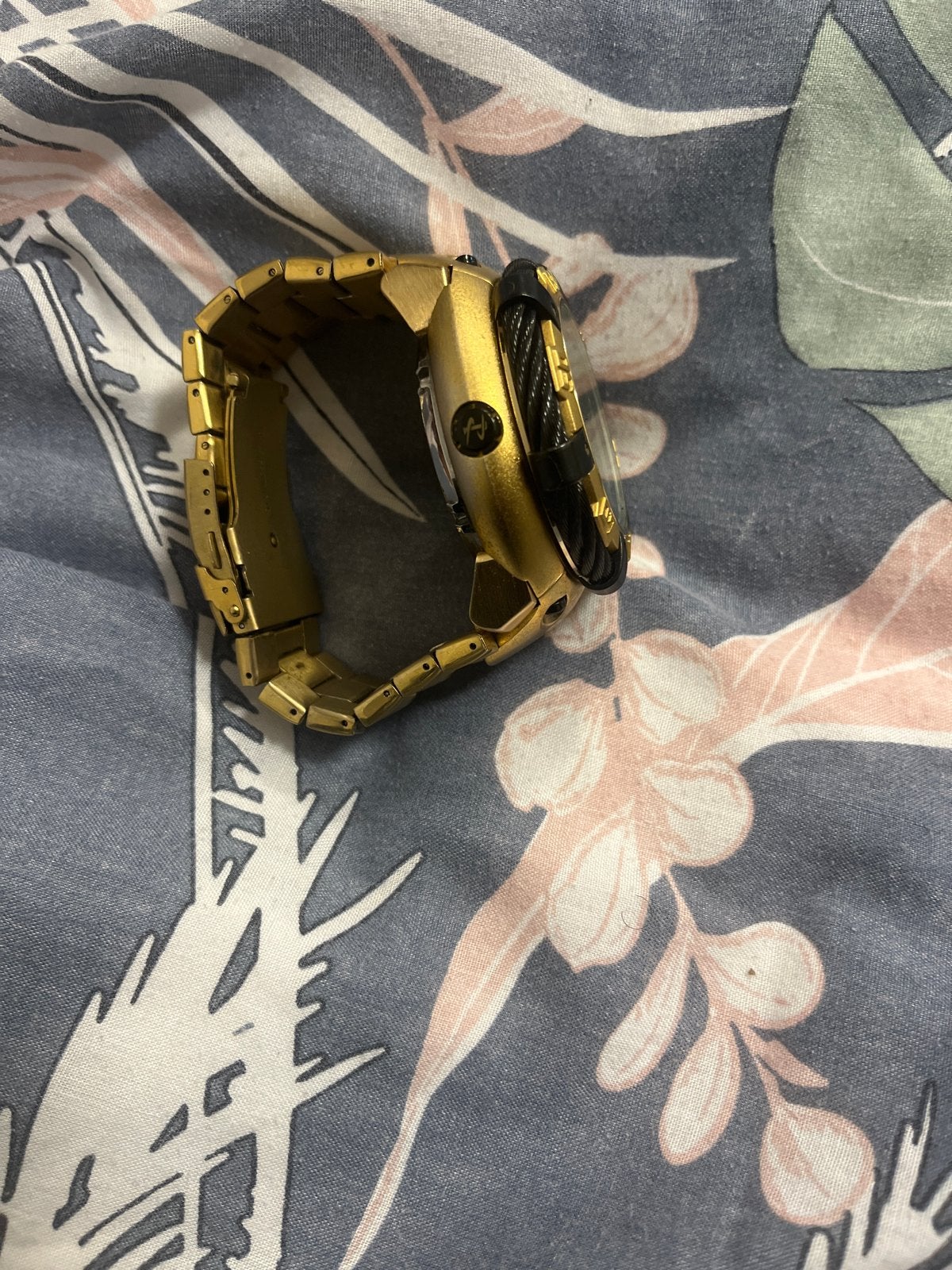 Invicta horloge, mist 2 draaiknopjes, Sieraden, Tassen en Uiterlijk, Horloges | Heren, Overige merken, Gebruikt, Staal, Polshorloge