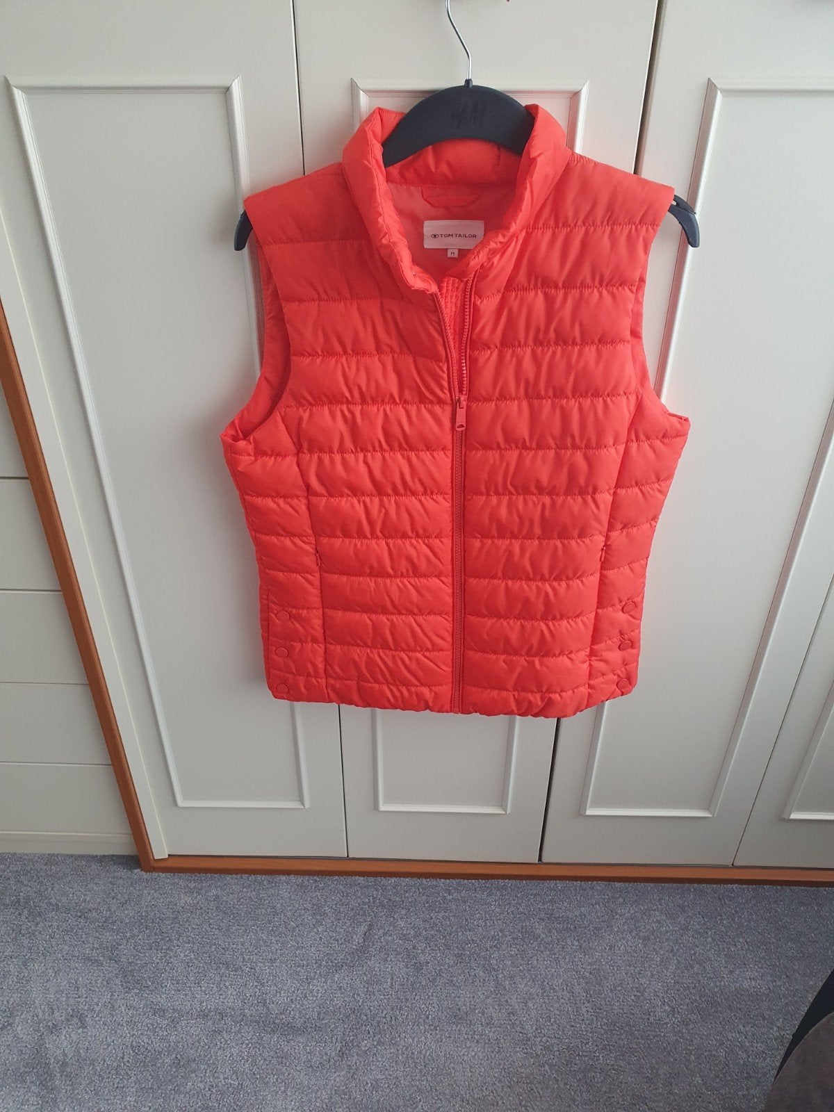 Tom Tailor oranje bodywarmer maat M, Oranje, Tom Tailor, Zo goed als nieuw, Ophalen