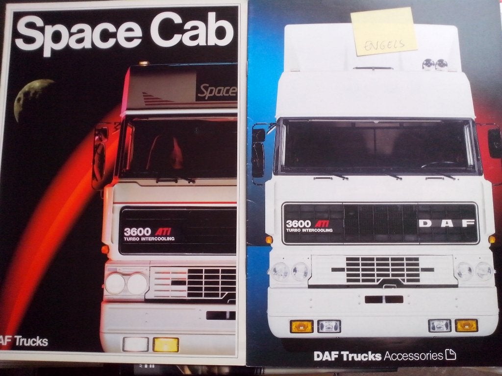 DAF Space Cab folder / brochure 2800 3300 3600 ATi, Ophalen of Verzenden, Zo goed als nieuw, Overige merken