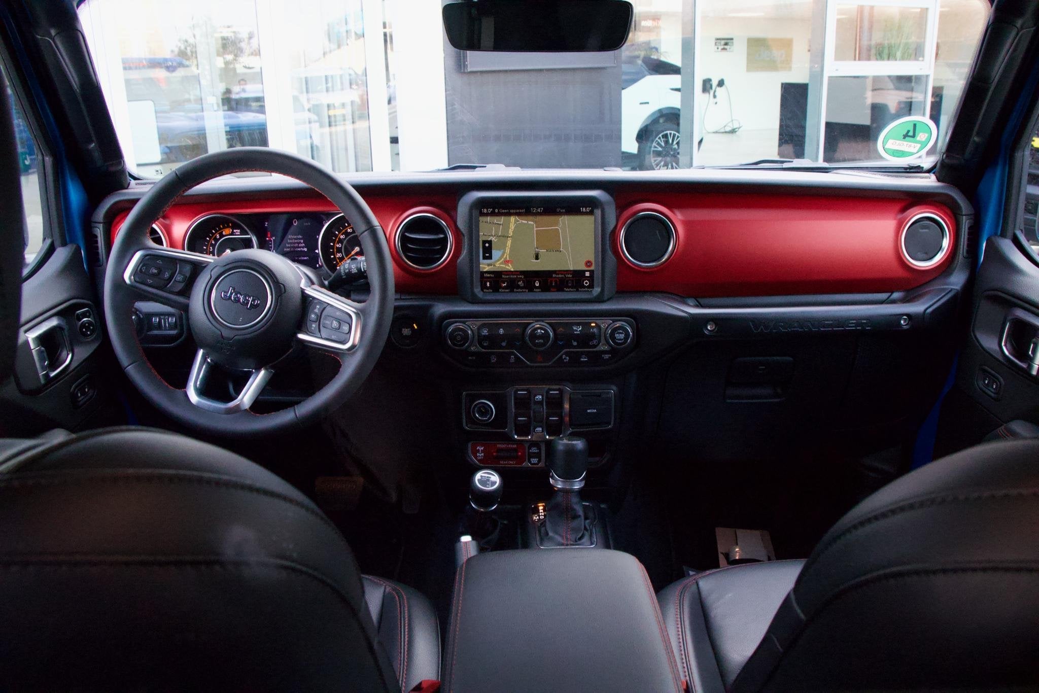 Jeep Wrangler 2.0T Rubicon VAN | 3500 trekvermogen | Groot n, Automatische klimaatregeling, Stof, 4 cilinders, Blauw