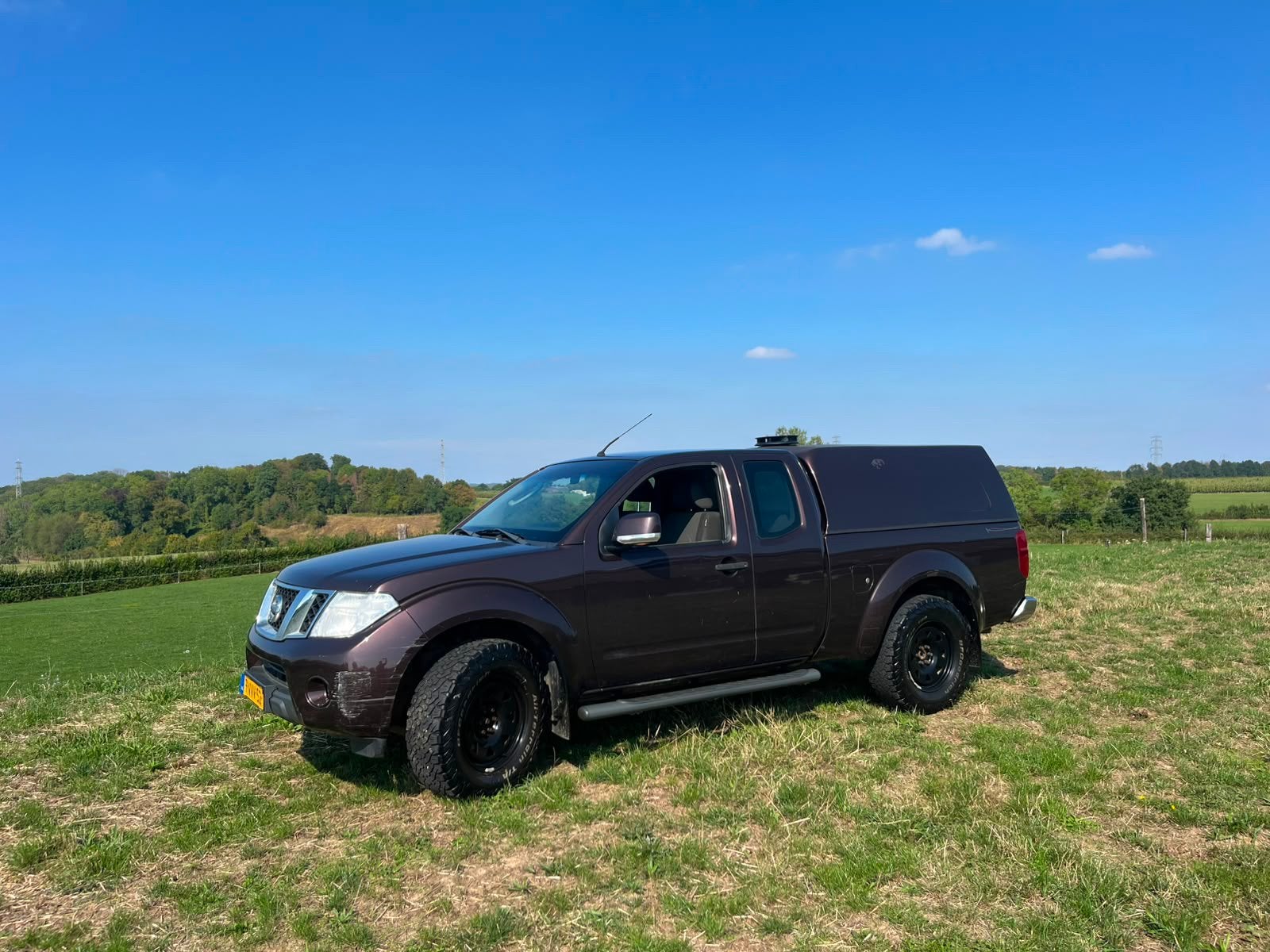 Nissan navara 4x4, 2500 cc, Zwart, 4 cilinders, Bruin