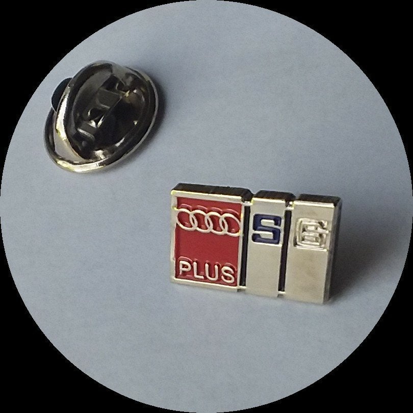 AUDI S6 plus pin, Ophalen of Verzenden, Zo goed als nieuw, Transport, Speldje of Pin