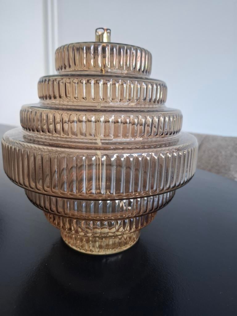 periode olielamp, Ophalen of Verzenden, Zo goed als nieuw, Minder dan 50 cm