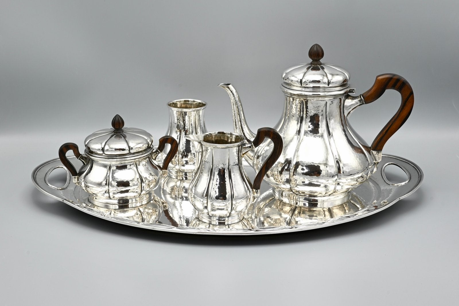 Zilveren theeservies, Ophalen of Verzenden, Zilver