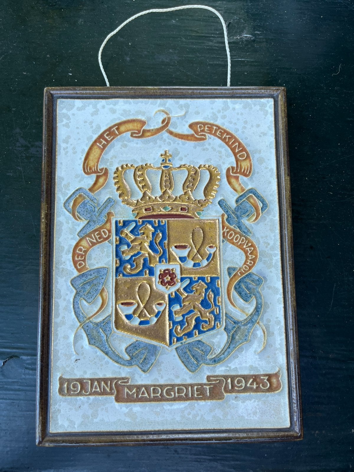 herinneringstegel van de geboorte van prinses Margriet, Ophalen of Verzenden, Zo goed als nieuw, Kaart, Foto of Prent