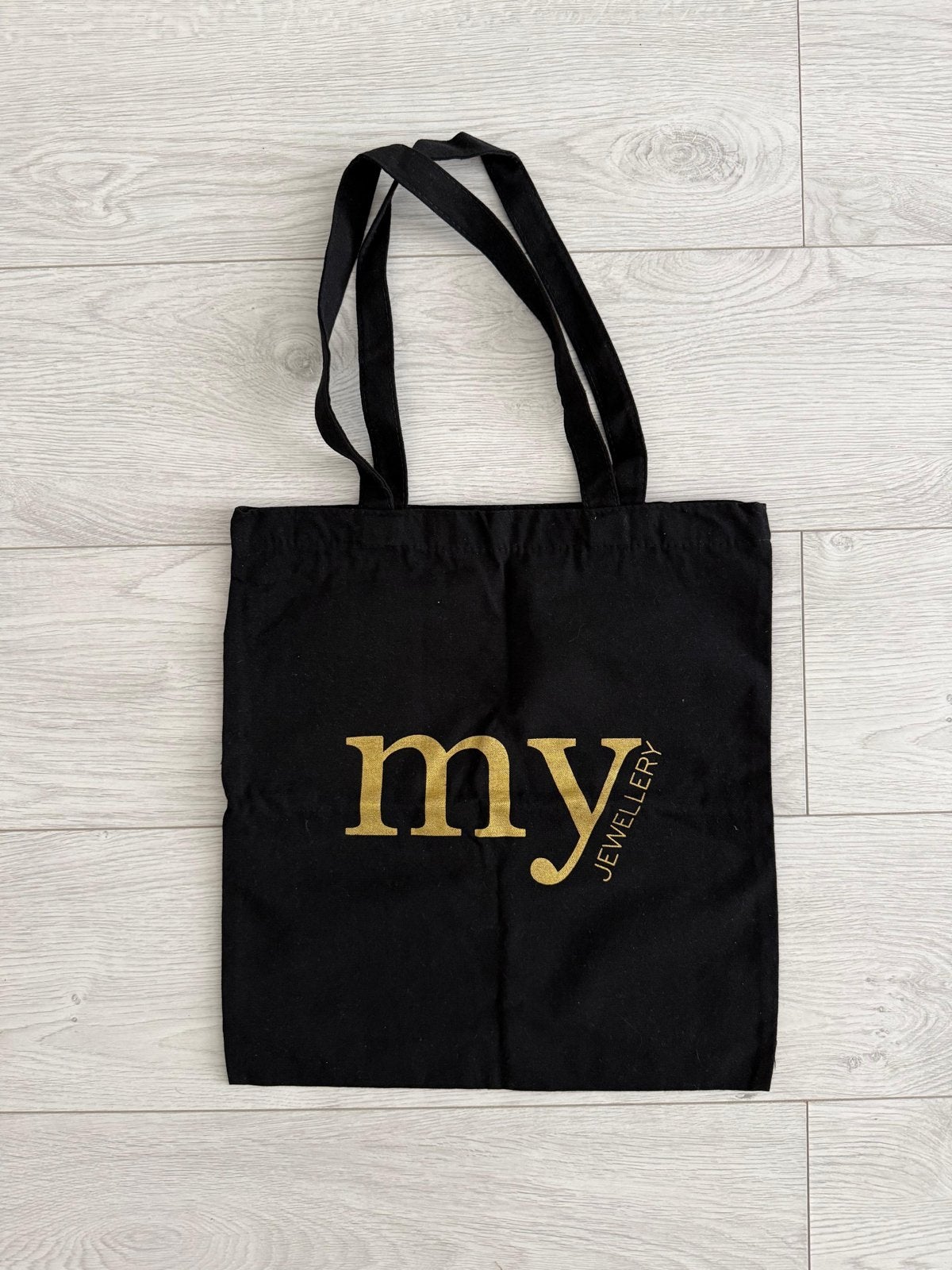 My Jewellery tas - Zwart met goud, Ophalen of Verzenden, Zo goed als nieuw, Zwart, Shopper