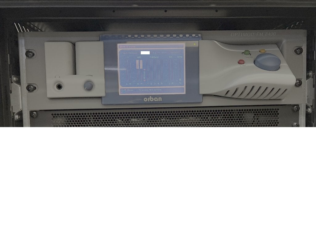 Orban OPTIMOD-FM 8400 incl. Ethernet adapter – zeer netjes, Audio, Tv en Foto, Professionele Audio-, Tv- en Video-apparatuur, Ophalen