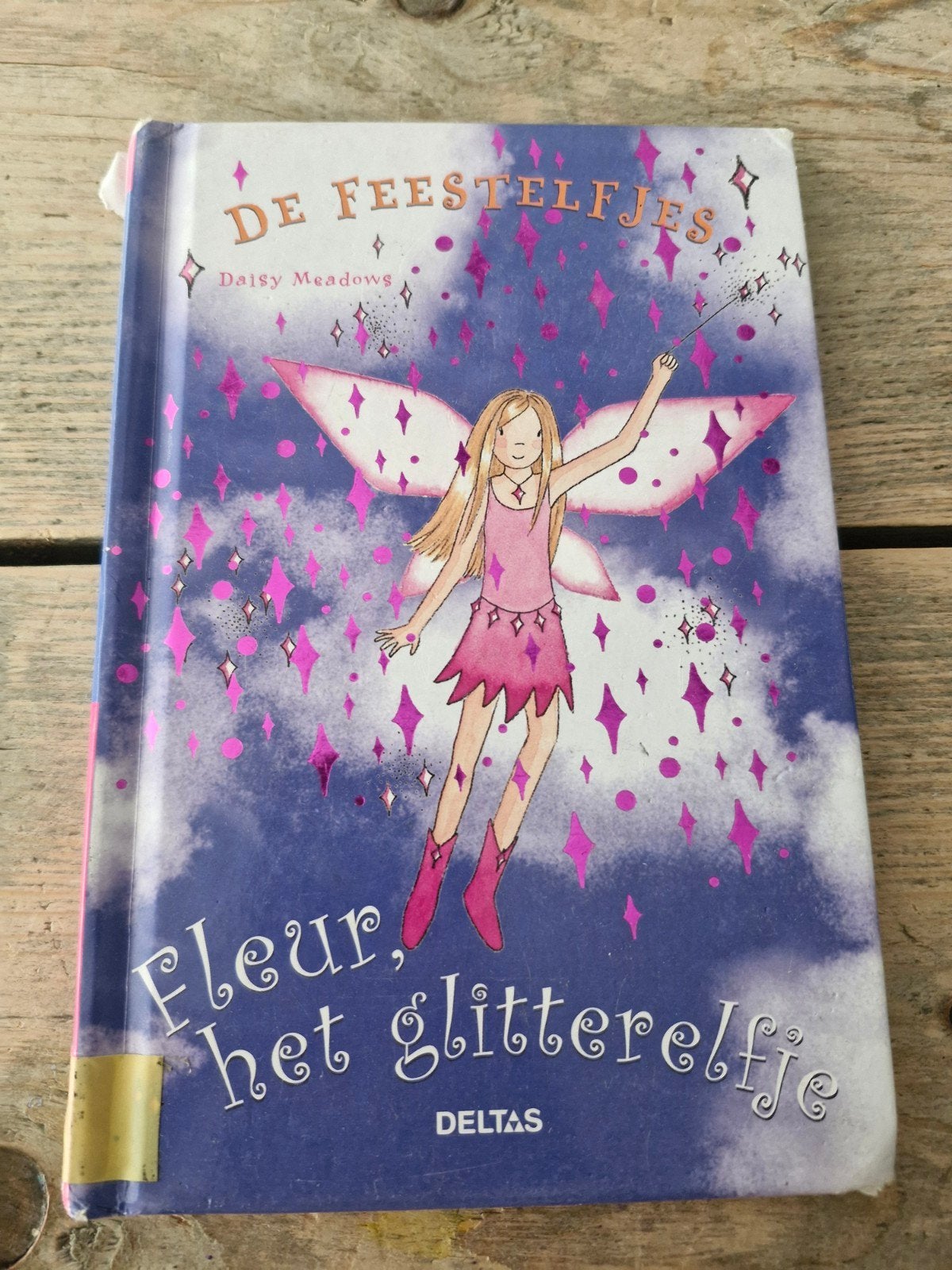 De Feestelfjes: Fleur, het glitterelfje - Daisy Meadows, Ophalen of Verzenden, Gelezen, Daisy Meadows, Sprookjes