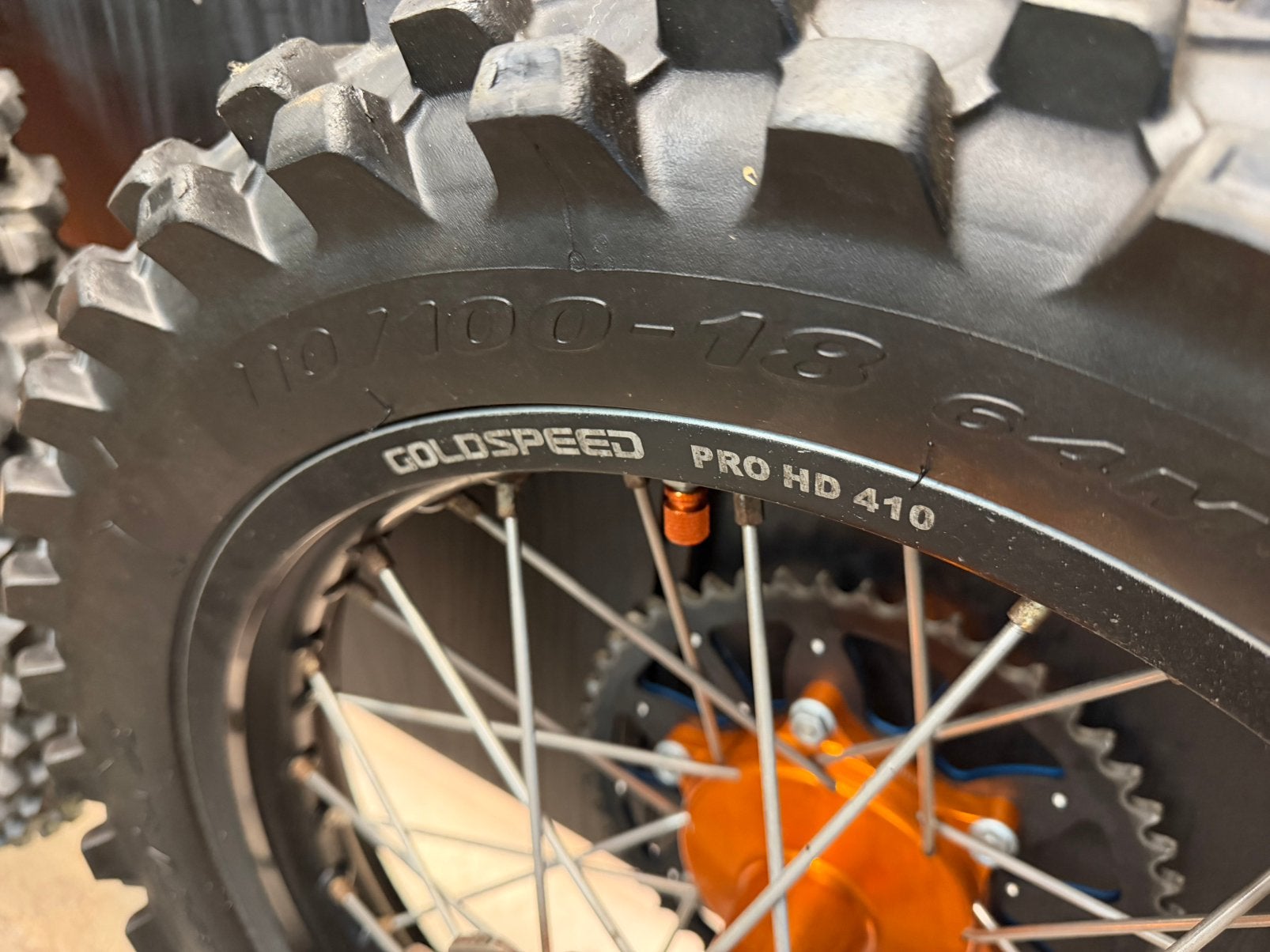 KTM Exc Enduro wielen 18/21 inch Goldspeed nr705, Motoren, Gebruikt, Ophalen of Verzenden, Goldspeed, Info@goldspeed.com