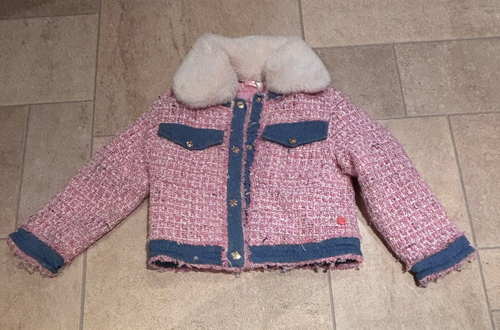 Billieblush gewatteerdde jas maat 116, Meisje, Ophalen of Verzenden, E, E