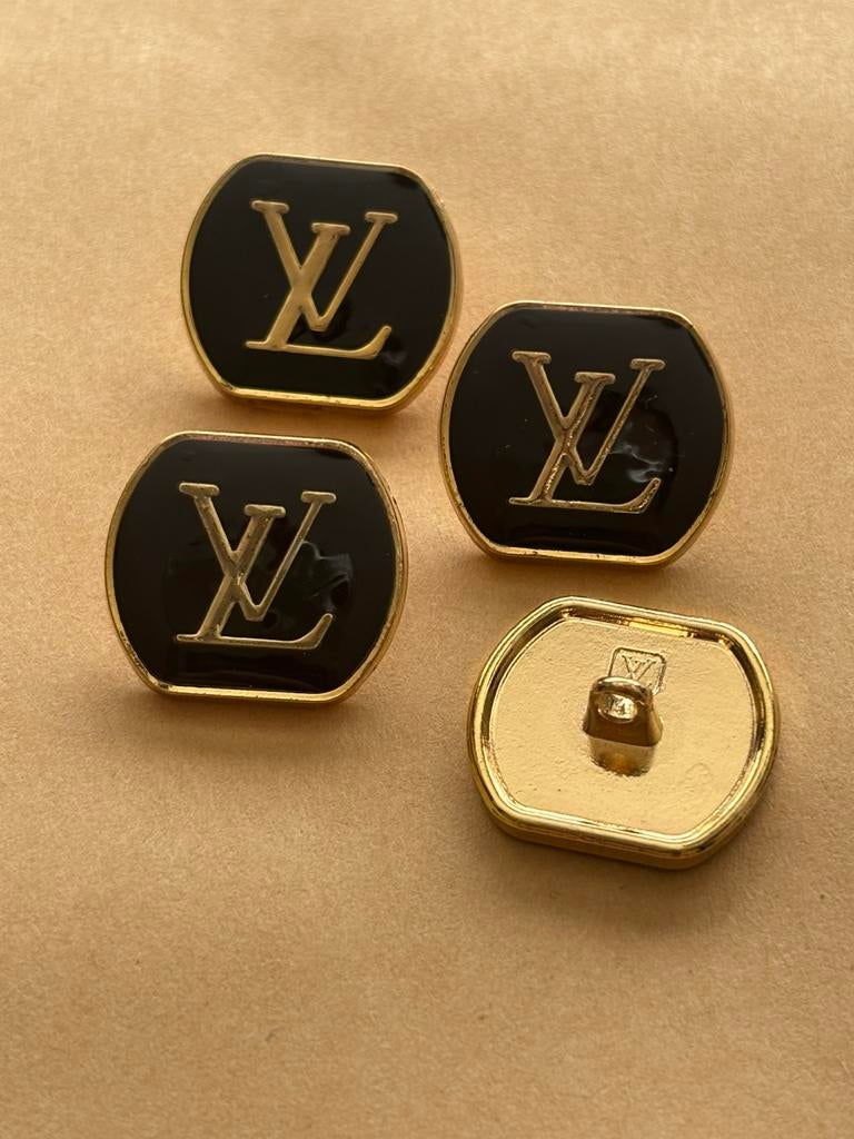 4 stuks vintage lv knopen, Ophalen of Verzenden, Zo goed als nieuw