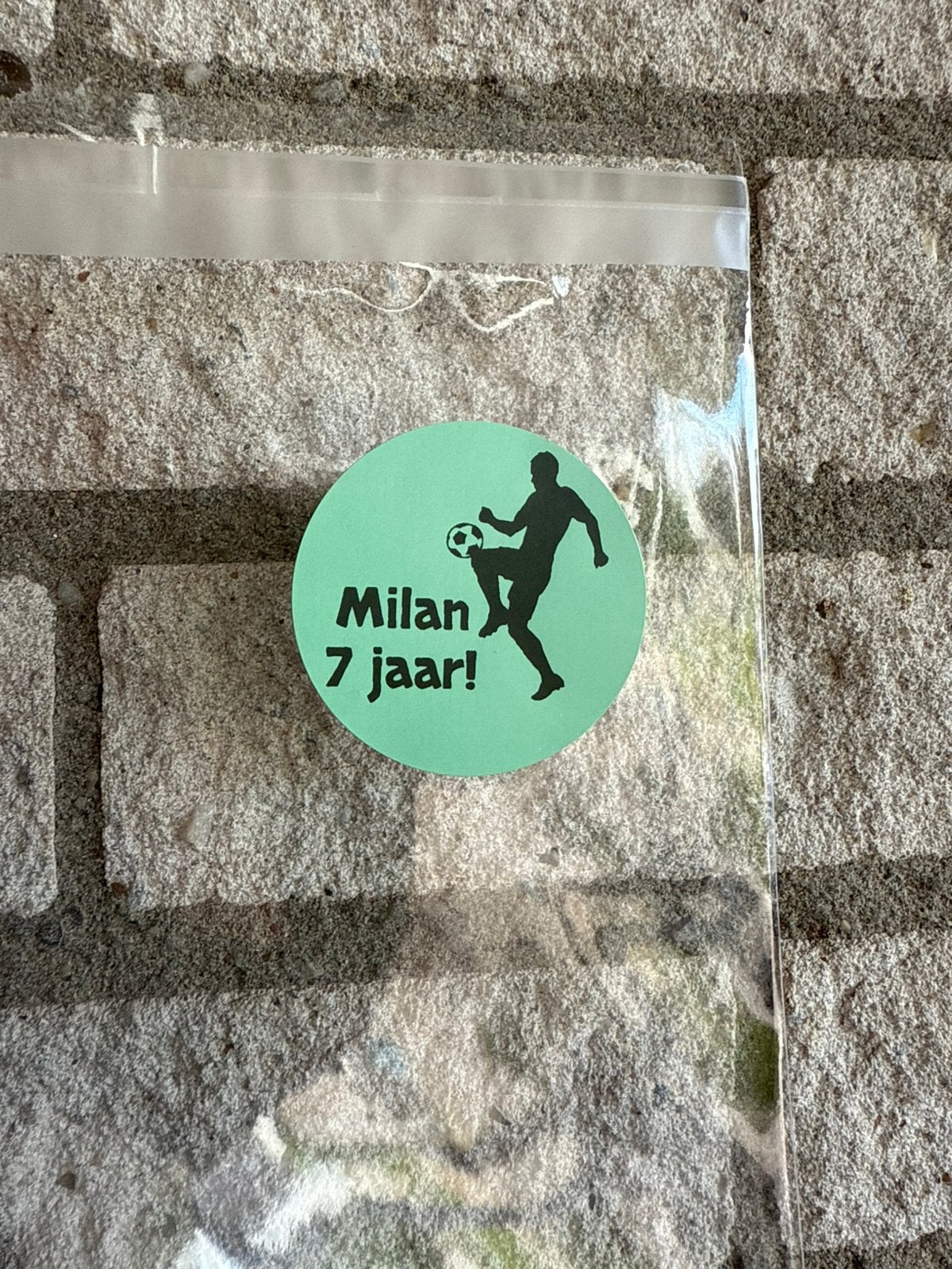 Voetbal traktatie stickers, Ophalen of Verzenden, Zo goed als nieuw, Sport