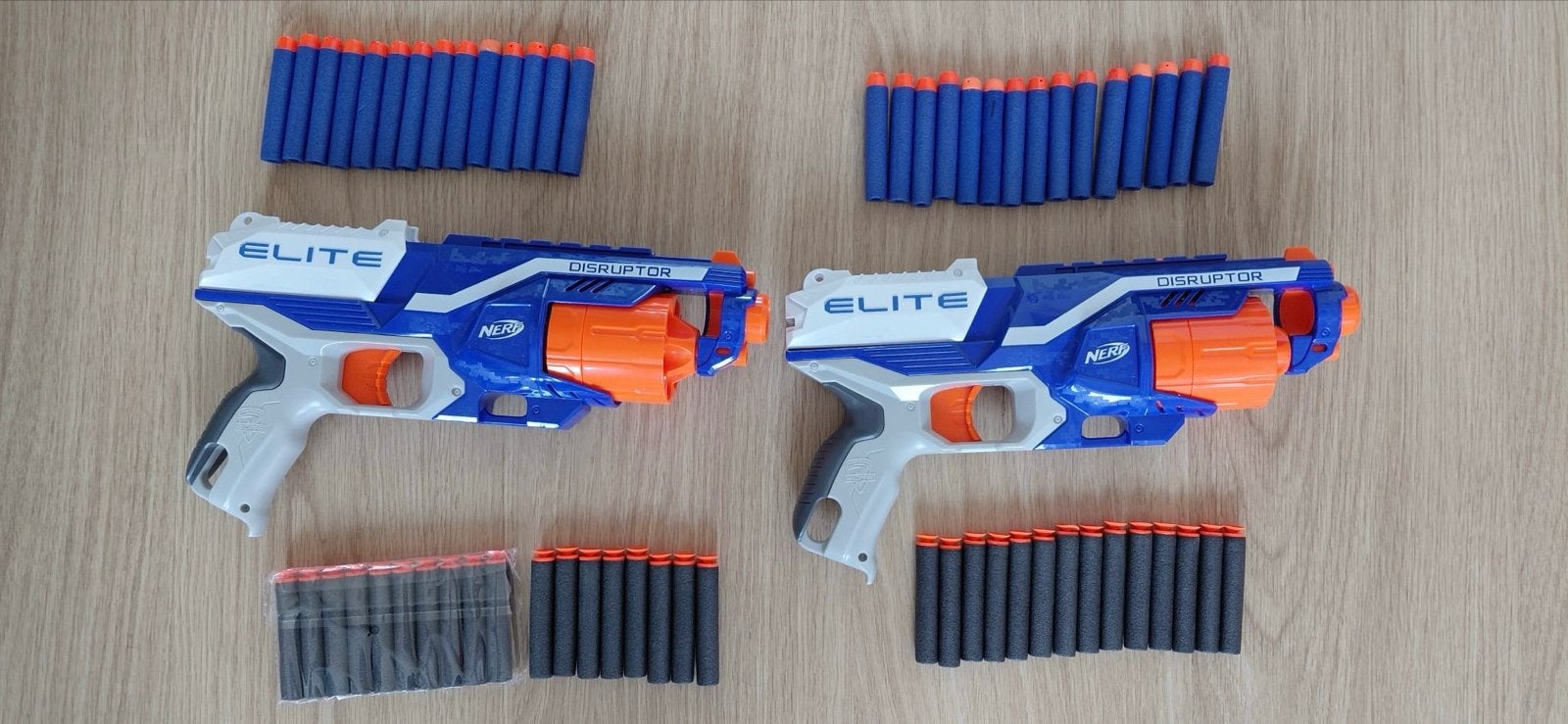 2x NERF N-Strike Elite Disruptor Blasters met Darts, Ophalen, Gebruikt, Jongen of Meisje