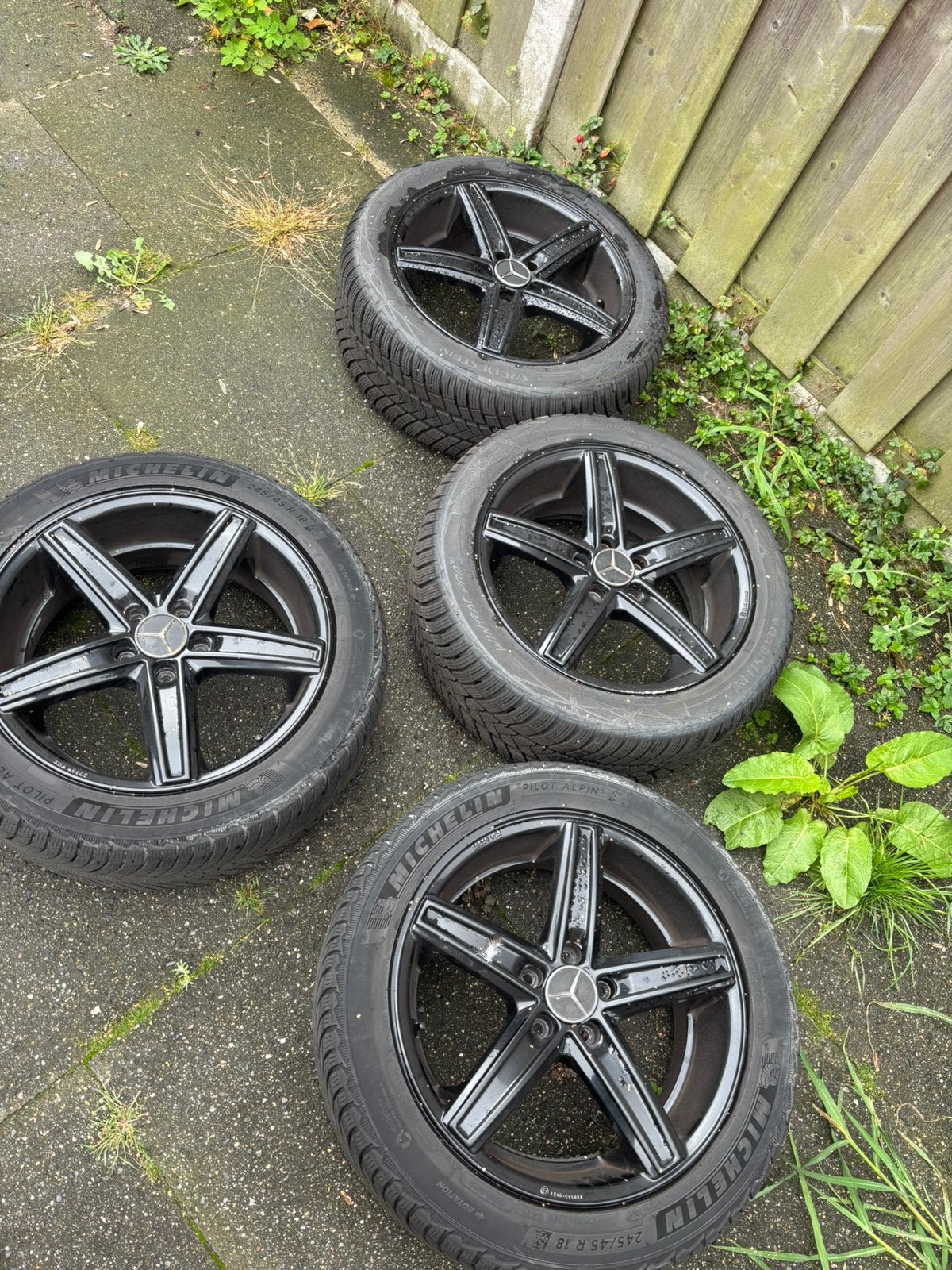 Mercedes velgen, Auto-onderdelen, Banden en Velgen, 18 inch, Banden en Velgen, Bestelwagen, Gebruikt